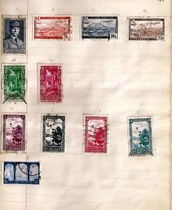 PLANCHE DE TIMBRES D ALGERIE (4)